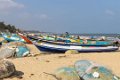 6573 Mamallapuram Vissers op strand